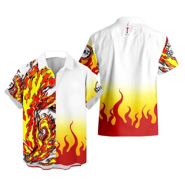 Kyojuro Rengoku Hawaiian Shirt, Summer Shirt For Men and Women Jezsport.com