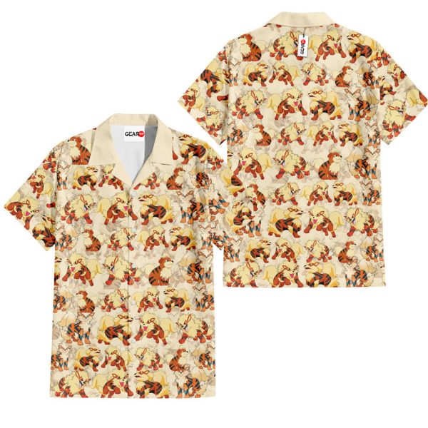 Pokemon Arcanine Hawaiian Shirt, Summer Shirt For Men and Women Jezsport.com