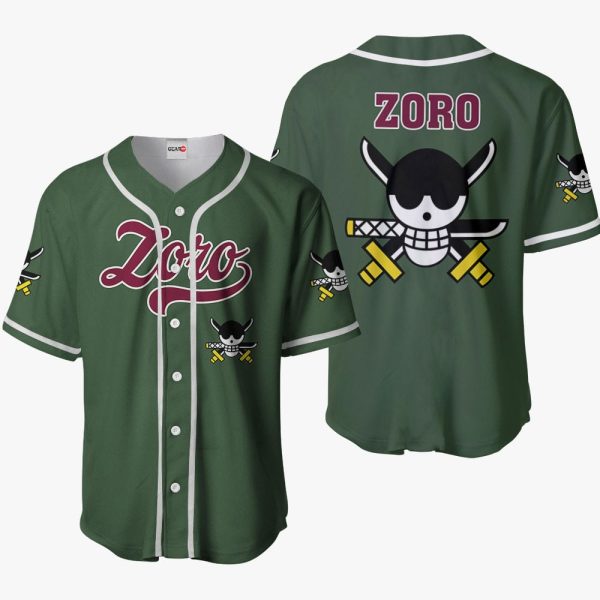 Roronoa Zoro Symbol Baseball Jersey For Men and Women Jezsport.com