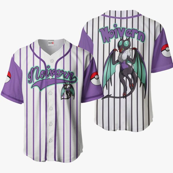 Anime Pokemon Noivern Baseball Jersey For Men and Women Jezsport.com