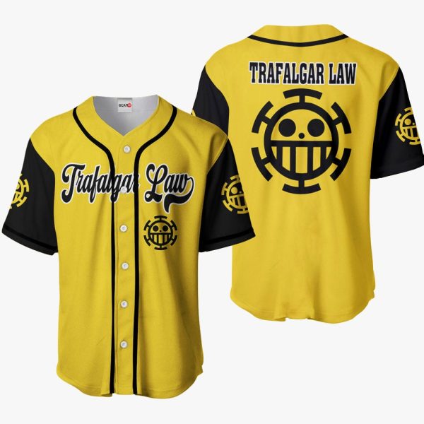 Trafalgar D. Law Symbol Baseball Jersey For Men and Women Jezsport.com