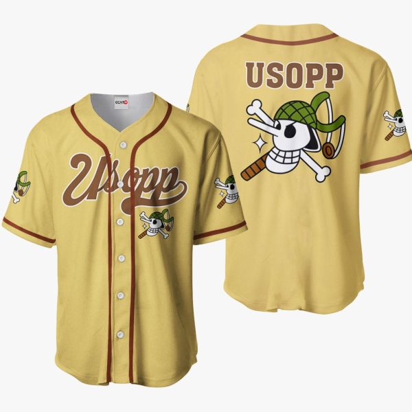 Pokemon Usopp Symbol Baseball Jersey For Men and Women Jezsport.com