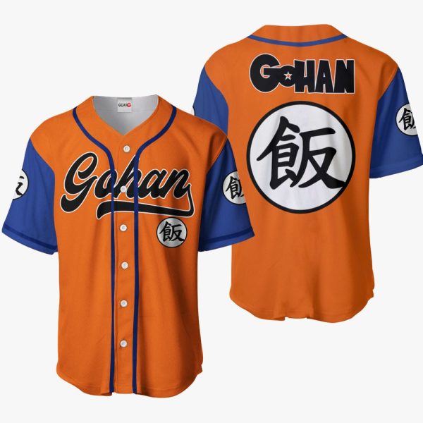 Dragonball Gohan Symbol Baseball Jersey For Men and Women Jezsport.com