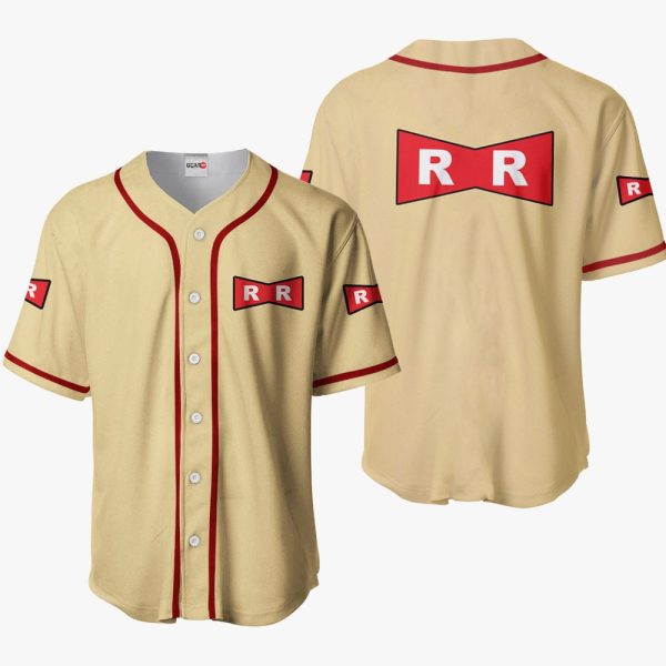 Red Ribbon Army Baseball Jersey For Men and Women Jezsport.com