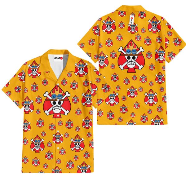 Portgas D. Ace Symbols Hawaiian Shirt, Summer Shirt For Men and Women Jezsport.com