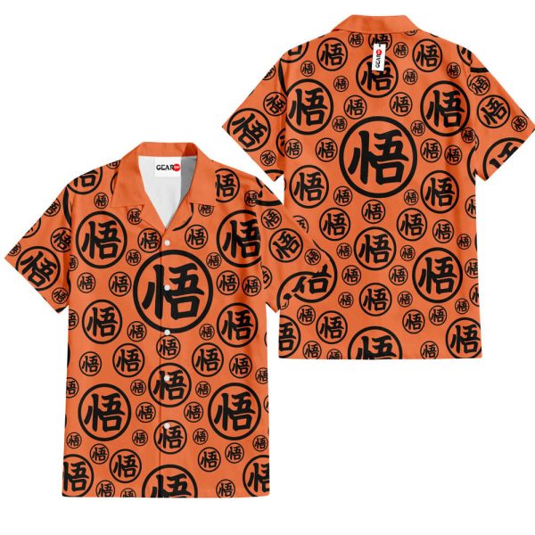 Dragonball Goku Turtle Hermit Symbols Hawaiian Shirt, Summer Shirt For Men and Women Jezsport.com