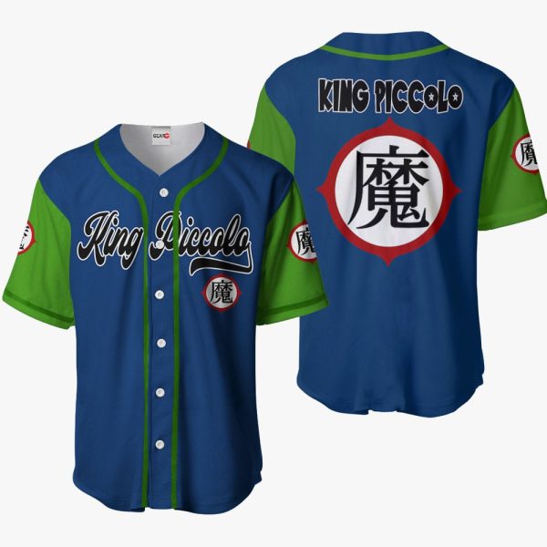 Dragonball King Piccolo Baseball Jersey For Men and Women Jezsport.com