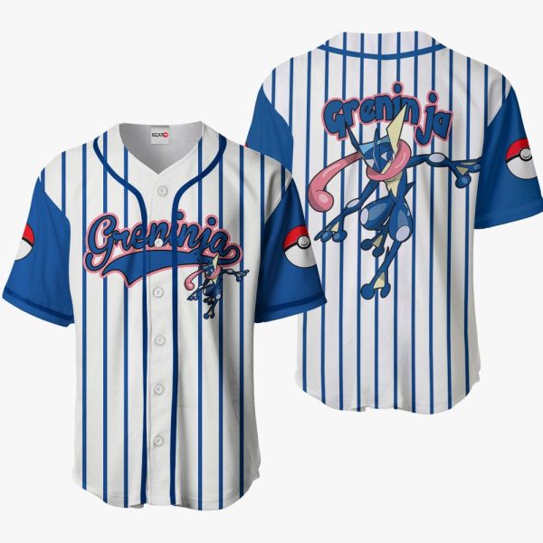 Pokemon Greninja Baseball Jersey For Men and Women Jezsport.com