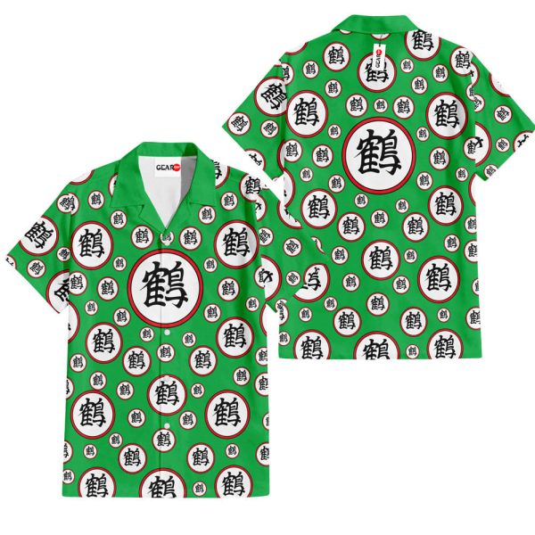 Dragonball Tien Shinhan Symbols Hawaiian Shirt, Summer Shirt For Men and Women Jezsport.com