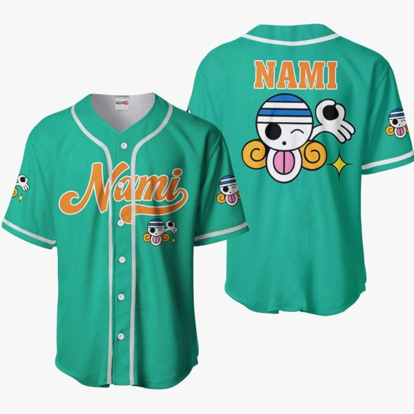 Pokemon Nami Symbol Baseball Jersey For Men and Women Jezsport.com