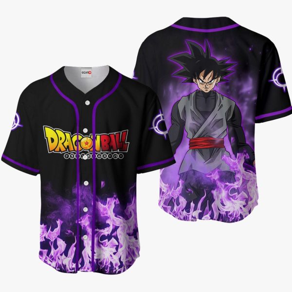 Dragonball Goku Black Baseball Jersey For Men and Women Jezsport.com