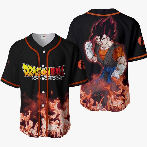 Dragonball Vegeto Baseball Jersey For Men and Women Jezsport.com