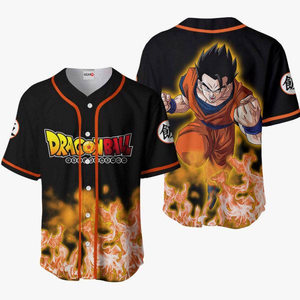 Dragonball Gohan Baseball Jersey For Men and Women Jezsport.com