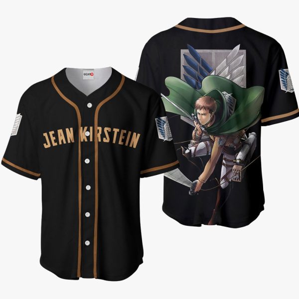 Anime Jean Kirstein Baseball Jersey For Men and Women Jezsport.com