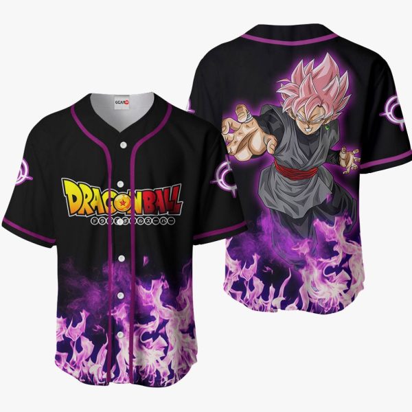 Dragonball Goku Rose Baseball Jersey For Men and Women Jezsport.com