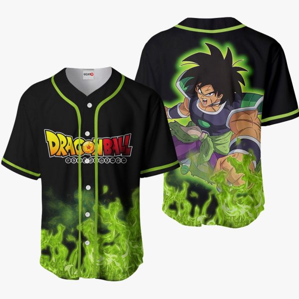 Dragonball Broly Baseball Jersey For Men and Women Jezsport.com