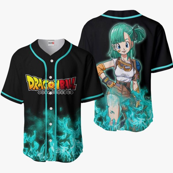 Dragonball Bulma Baseball Jersey For Men and Women Jezsport.com