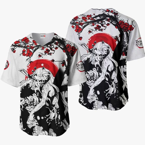 Anime Gyutaro and Daki Baseball Jersey For Men and Women Jezsport.com