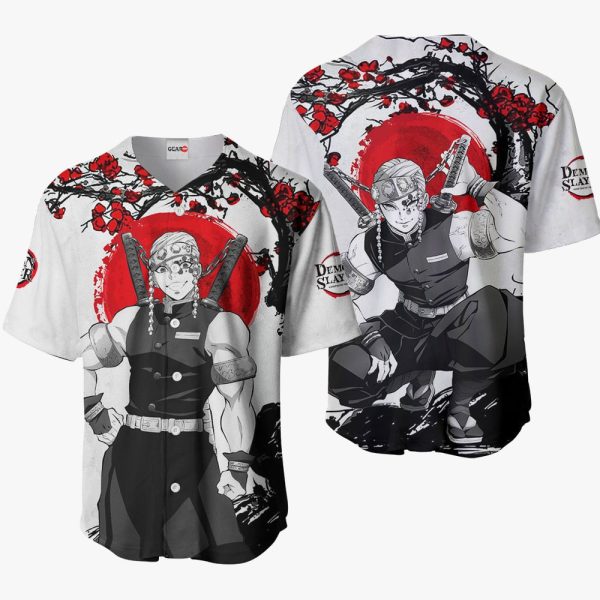 Anime Tengen Uzui Baseball Jersey For Men and Women Jezsport.com