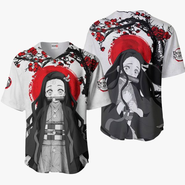 Anime Nezuko Baseball Jersey For Men and Women Jezsport.com