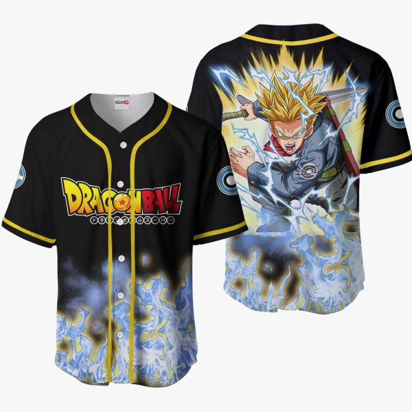 Trunks Super Saiyan Baseball Jersey For Men and Women Jezsport.com