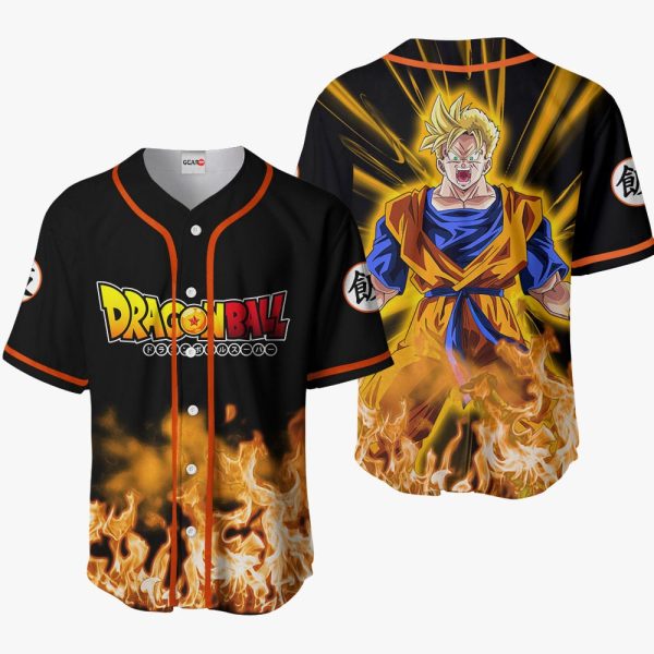 Anime Gohan Super Saiyan Baseball Jersey For Men and Women Jezsport.com