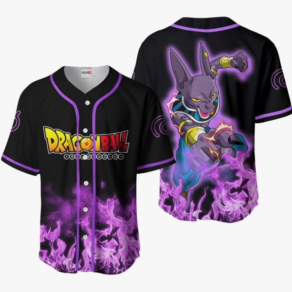 Anime Beerus Baseball Jersey For Men and Women Jezsport.com