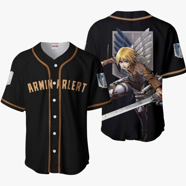 Anime Armin Arlert Baseball Jersey For Men and Women Jezsport.com