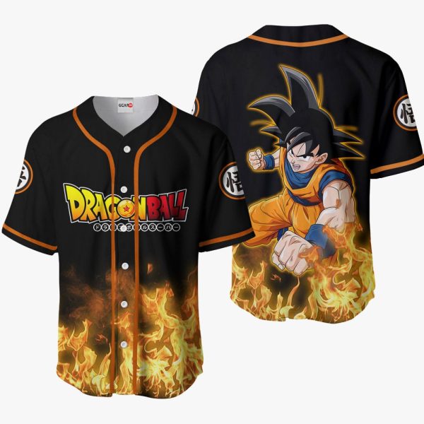 Anime Goku Baseball Jersey For Men and Women Jezsport.com