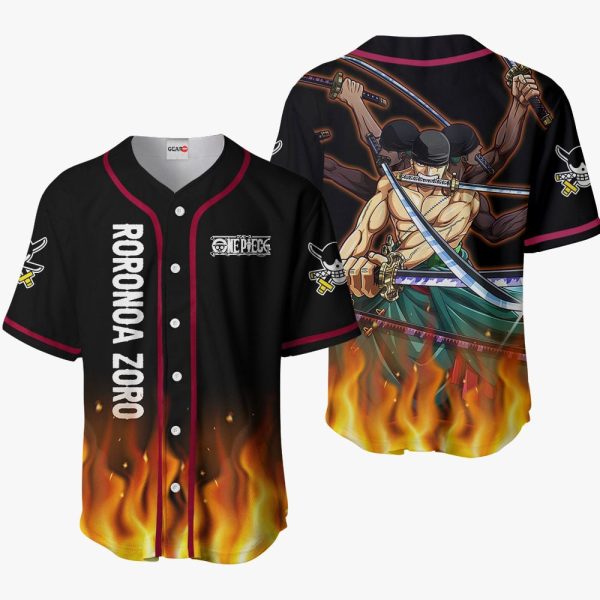 Anime Roronoa Zoro Ashura Baseball Jersey For Men and Women Jezsport.com