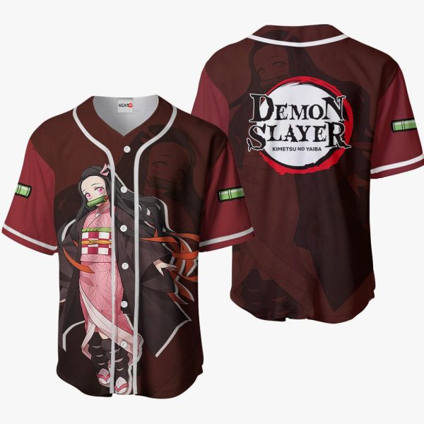 Anime Nezuko Baseball Jersey For Men and Women Jezsport.com