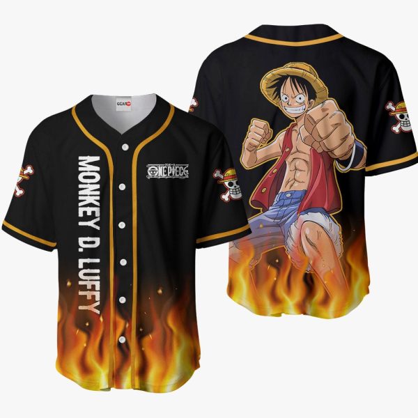 Anime Monkey D Luffy Baseball Jersey For Men and Women Jezsport.com