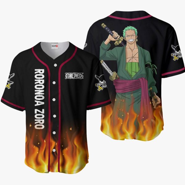 Anime Roronoa Zoro Baseball Jersey For Men and Women Jezsport.com