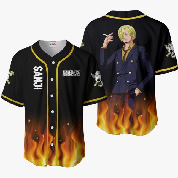 Anime Sanji Vinsmoke Baseball Jersey For Men and Women Jezsport.com