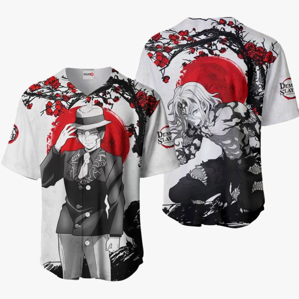 Anime Muzan Kibutsuji Baseball Jersey For Men and Women Jezsport.com