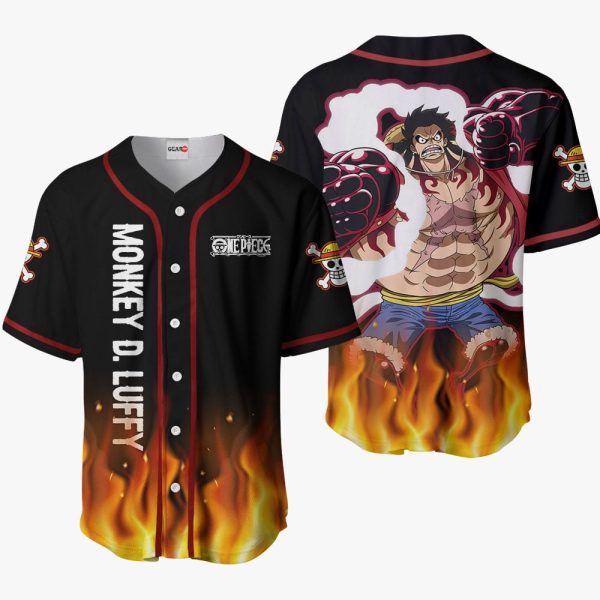 Anime Monkey D Luffy Gear 4 Baseball Jersey For Men and Women Jezsport.com