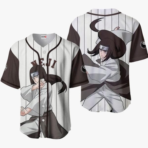 Anime Neji Hyuga Baseball Jersey For Men and Women Jezsport.com