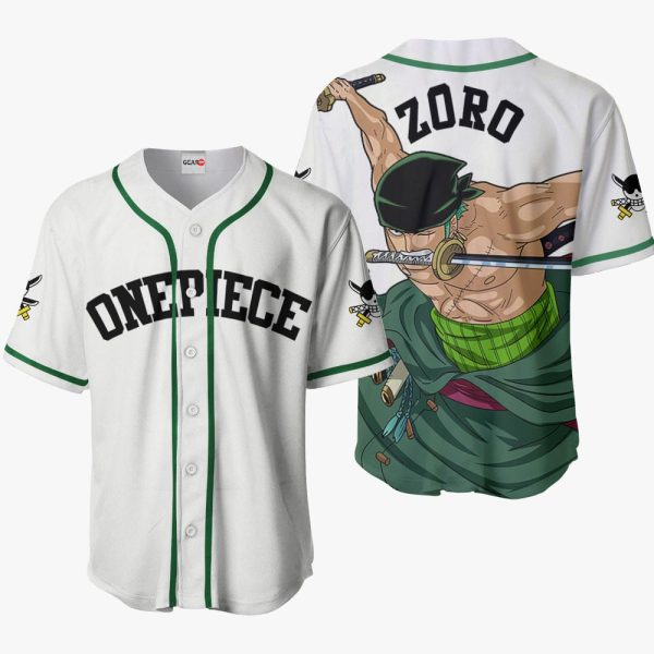 Roronoa Zoro Baseball Jersey For Men and Women Jezsport.com