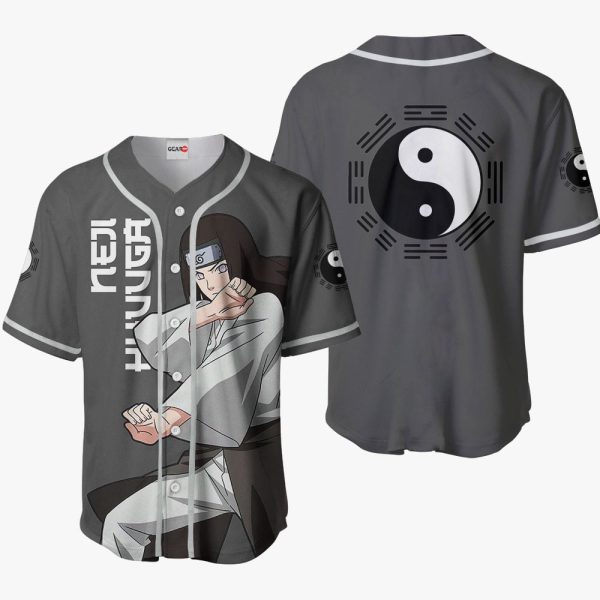 Anime Neji Hyuuga Baseball Jersey For Men and Women Jezsport.com