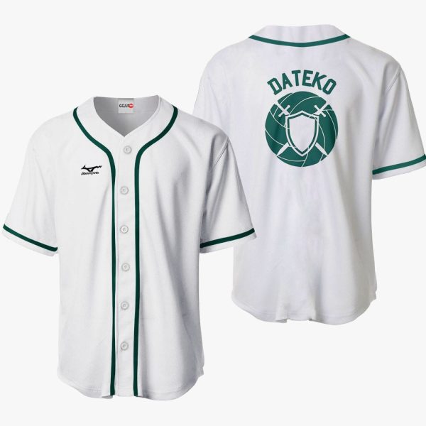 Anime Dateko Baseball Jersey For Men and Women Jezsport.com