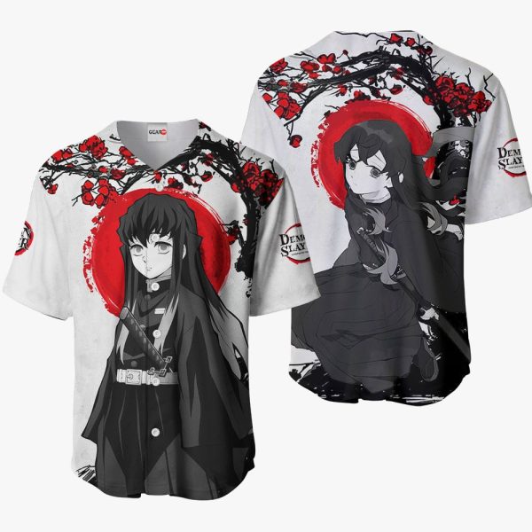 Anime Muichiro Tokito Baseball Jersey For Men and Women Jezsport.com