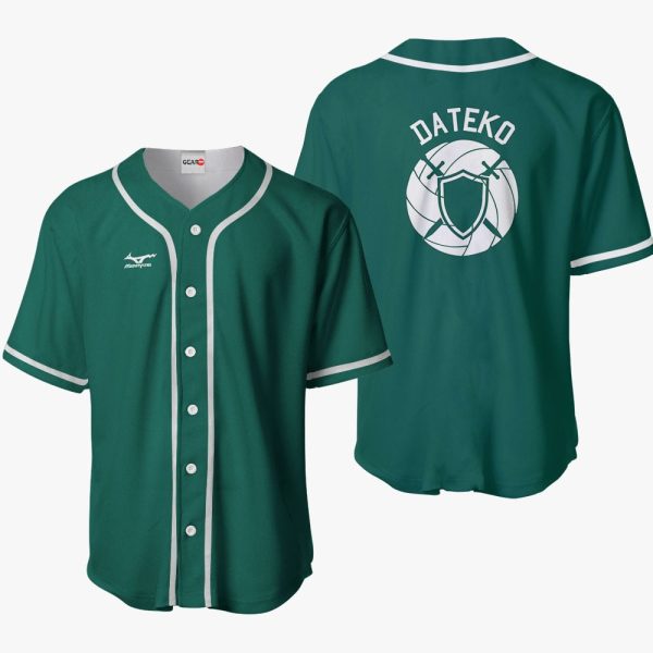 Anime Dateko Baseball Jersey For Men and Women Jezsport.com