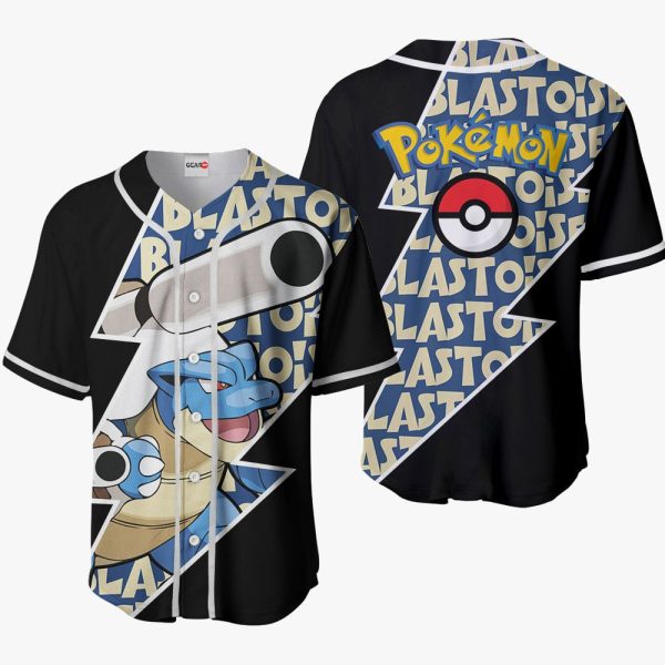 Anime Blastoise Baseball Jersey For Men and Women Jezsport.com