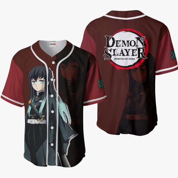 Anime Muichiro Tokito Baseball Jersey For Men and Women Jezsport.com