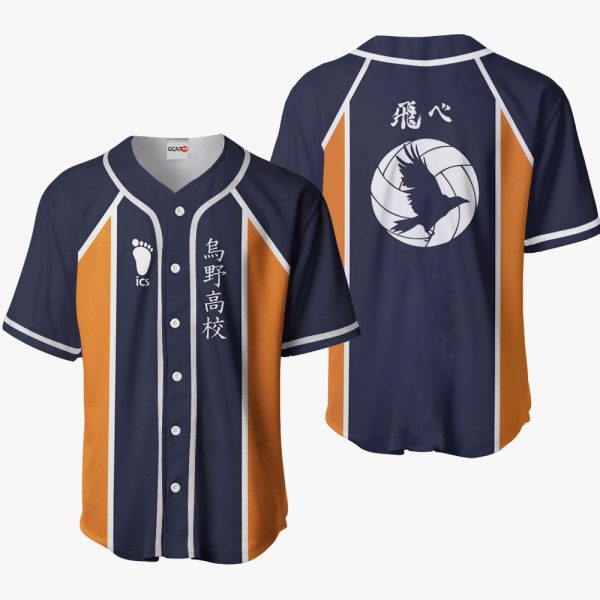 Anime Karasuno Baseball Jersey For Men and Women Jezsport.com