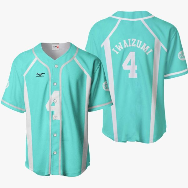 Anime Hajime Iwaizumi Baseball Jersey For Men and Women Jezsport.com