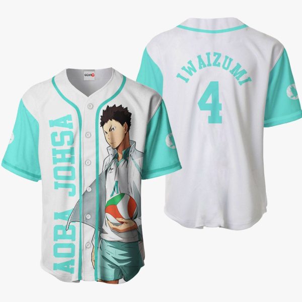 Anime Hajime Iwaizumi Baseball Jersey For Men and Women Jezsport.com