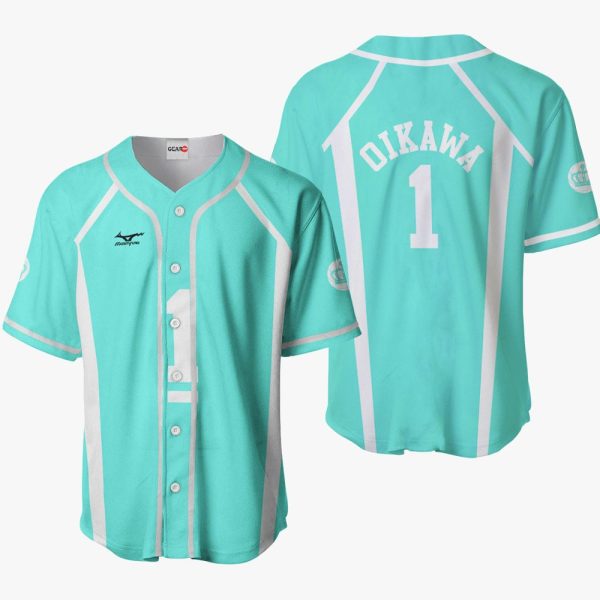 Anime Tooru Oikawa Baseball Jersey For Men and Women Jezsport.com