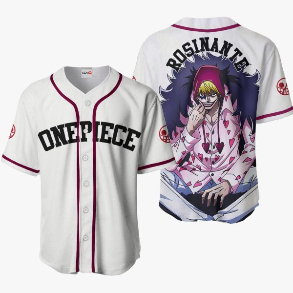 Anime Donquixote Rosinante Baseball Jersey For Men and Women Jezsport.com