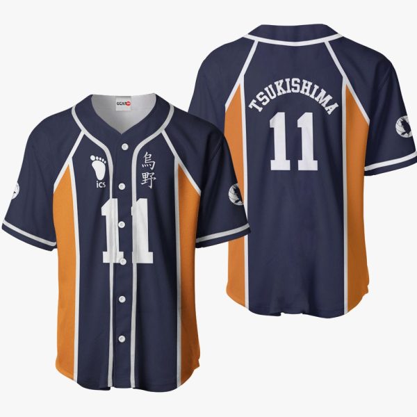 Anime Kei Tsukishima Baseball Jersey For Men and Women Jezsport.com